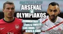 Arsenal vs Olympiakos Live score