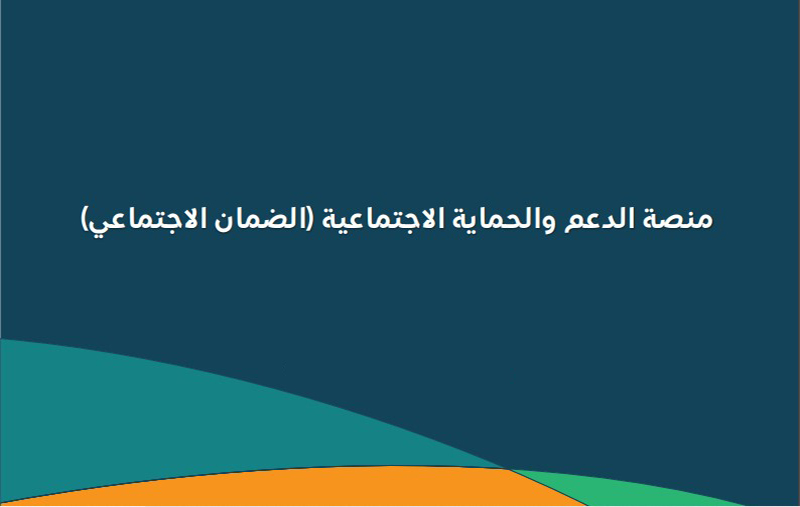 منصة الدعم والحماية الاجتماعية