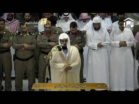 صلاة المغرب-المسجد الحرام 1435.12.05هـ