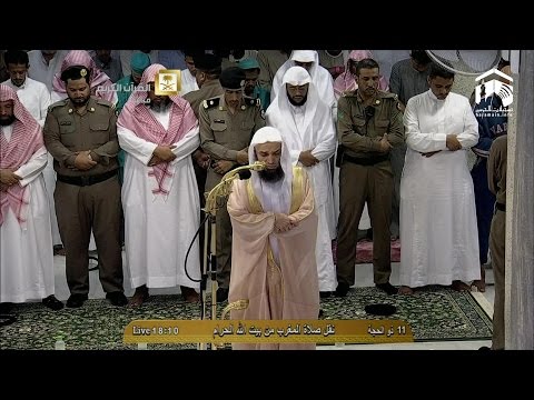 صلاة المغرب-المسجد الحرام 1435.12.11هـ