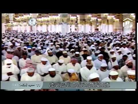 صلاة الفجر-المسجد النبوي 1436.01.11هـ 