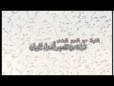 173- قراءة من تفسير أضواء البيان