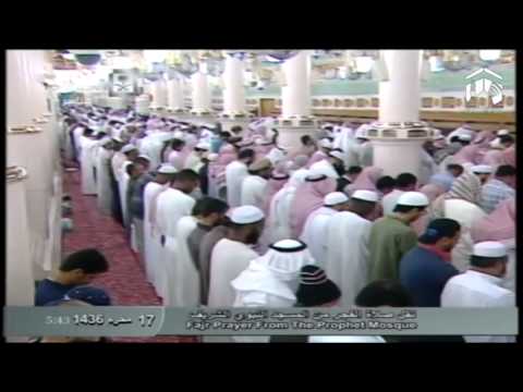 صلاة الفجر-المسجد النبوي 1436.01.17هـ