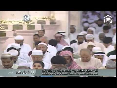 صلاة العشاء-المسجد النبوي 1435.10.14ه