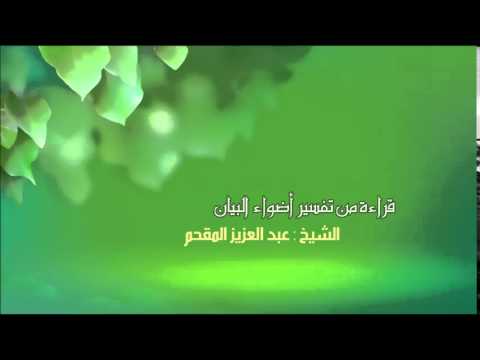 277- قراءة من تفسير أضواء البيان