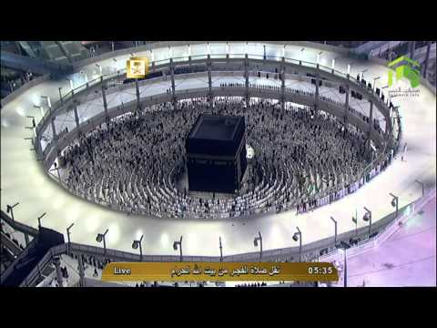 صلاة الفجر-المسجد الحرام 1436.01.19هـ