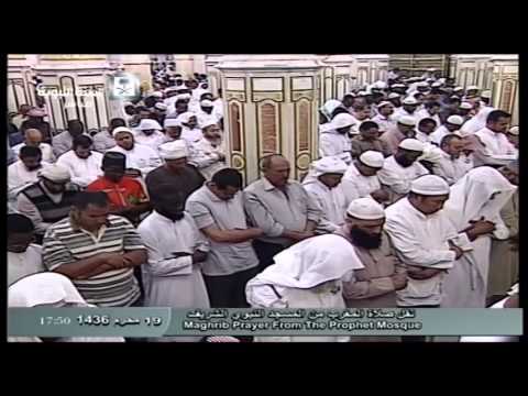 صلاة المغرب-المسجد الحرام 1436.01.19هـ