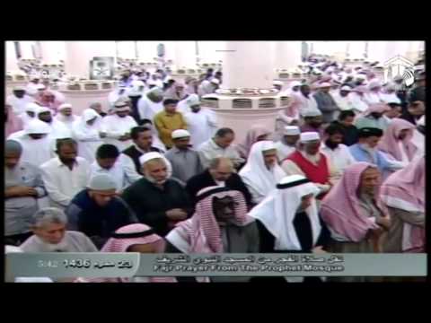 صلاة الفجر-المسجد النبوي 1436.01.23هـ