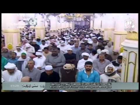 صلاة العشاء المسجد النبوي 1436.02.10