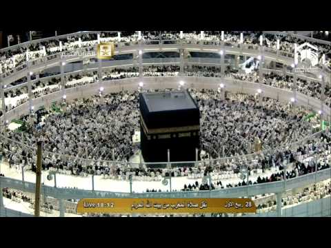 صلاة المغرب المسجد الحرام 1436.03.28ه