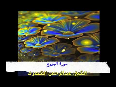 (سورة البروج 4 - 7) - عبد الرحمن الشهري