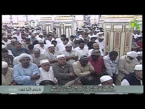 صلاة المغرب المسجد النبوي 1436.06.03هـ