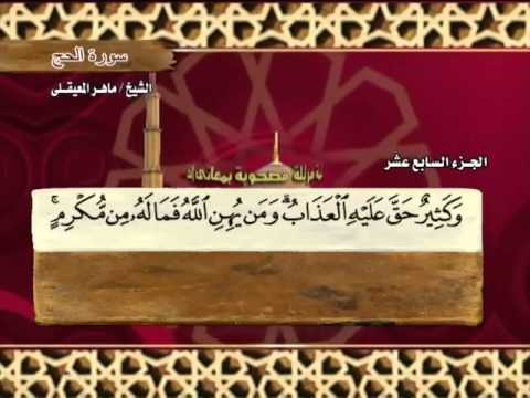 الختمة المرتلة | ماهر المعيقلي - ج 17