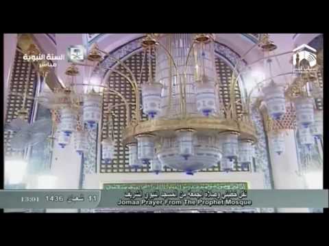 صلاة الجمعة المسجد النبوي 1436.08.11هـ