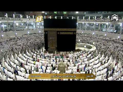 صلاة العشاء المسجد الحرام 1436.08.24هـ