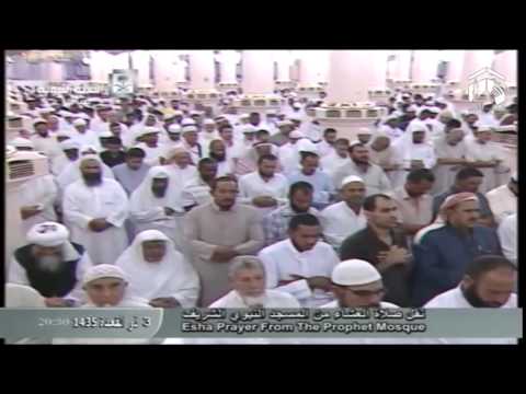 صلاة العشاء-المسجد النبوي 1435.11.03ه