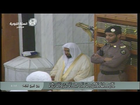 صلاة الفجر المسجد النبوي 1436.08.28هـ