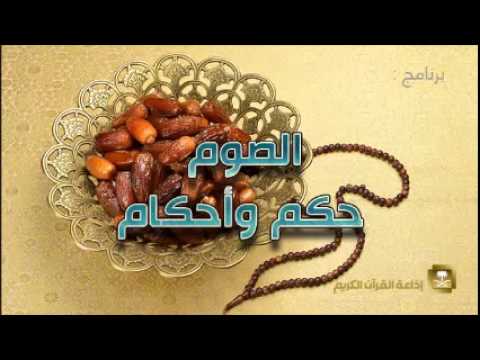الصوم حكم وأحكام - برامج رمضان ح8
