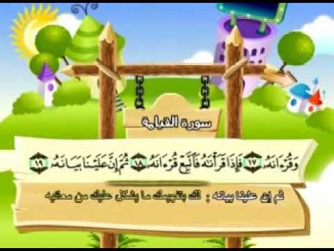 سورة القيامة - المصحف المعلم