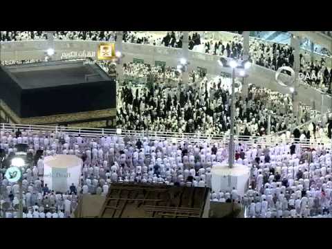 تلاوة الاعراف65-162 للشيخ ياسر الدوسري من المسجد الحرام ليلة 8رمضان 1436