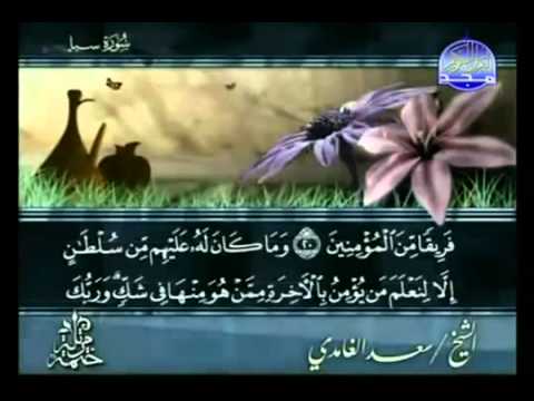 الختمة المرتلة | سعدالغامدي- ج 22